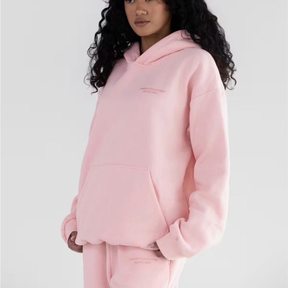 NEW Comfrt Bubble Gum Pink Pastel Hoodie, Sz S